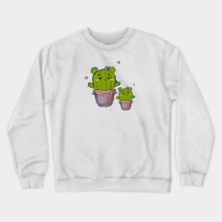 cute cactus plant Crewneck Sweatshirt